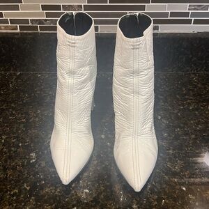 Zadig Volitare Elegant White Women's Boots